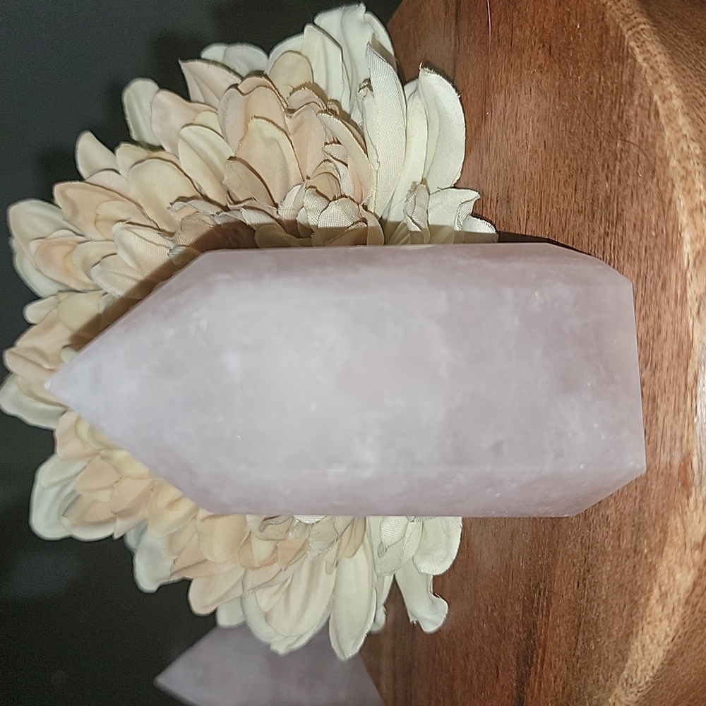 Rose Quartz Tower Gemstone Crystal New Gift Bohemian